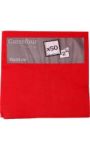 Serviettes papier rouge 33x33 cm CARREFOUR HOME