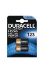 Piles  Ultra Lithium type 123 DURACELL