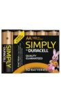 Piles  Alcalines type AA DURACELL