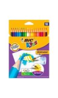Crayons de couleur bic kids aquacouleur x18 BIC