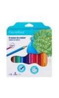 Crayons de couleurs assorties X24 CARREFOUR
