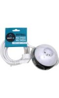 Multiprise Wattball 2.1 A, blanc/noir WATT & CO