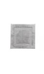 Tapis de bain Liso 100% coton 50x50cm gris TEX HOME