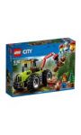 Jouet city le tracteur forestier 60181 LEGO