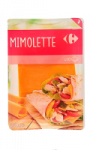 Fromage en tranches mimolette Carrefour