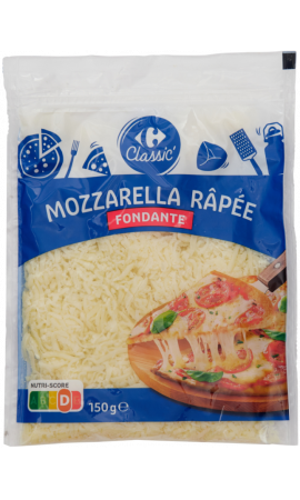Fromage mozzarella râpé CARREFOUR
