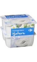 Fromage blanc nature 3% MG Carrefour