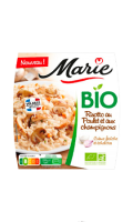Plat cuisiné risotto au poulet & aux champignons Bio Marie