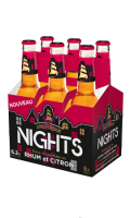 Bière Nights rhum et citron Amsterdam Nights 6 x 33cl