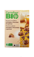 Muesli Quinoa Chocolat Carrefour Bio