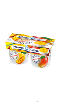 Yaourt aux fruits Double Plaisir Mangue Mamie Nova