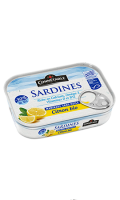Sardines MSC marinade au citron bio sans huile -30% de sel Connétable