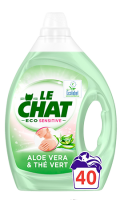 Lessive Eco Sensitive Liquide Le Chat 2L Aloe Vera & Thé Vert