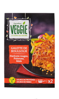 Galettes de Boulgour aux haricots rouges, poivrons et maïs Carrefour Veggie
