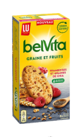 Biscuits framboises et graines de Chia Belvita