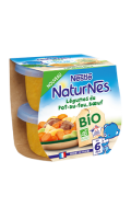 Repas bébé Légumes du pot au feu Boeuf NaturNes Nestlé