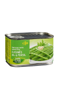 Haricots verts extra-fins cuisinés ail et persil Carrefour