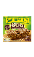 Barres de céréales Nature Valley Crunchy Avoine & Chocolat Noir Nature Valley Barres de céréales Nature Valley Crunchy Avoine & Chocolat Noir Nature Valley