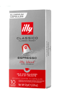 Café capsules espresso classico x10 illy