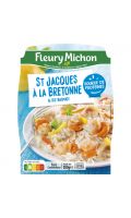 Plat cuisiné saint jacques à la bretonne et riz basmati Fleury Michon Plat cuisiné saint jacques à la bretonne et riz basmati Fleury Michon