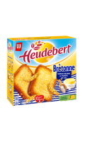 Biscottes beurre & pointe de sel La Bretonne Heudebert