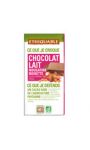 Chocolat au lait, nougatine & noisettes Bio Ethiquable
