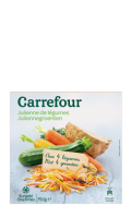 Julienne de légumes Carrefour
