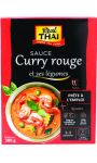 Sauce curry rouge et ses légumes Real Thai
