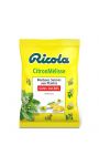 Bonbons suisses aux plantes sans sucre citron melisse Ricola