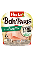 Jambon blanc le Bon Paris à l\'Étouffée sans nitrite Herta