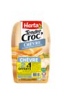 Croque-monsieur chèvre & jambon Herta