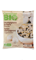 Champignons de Paris bio émincés Carrefour Bio
