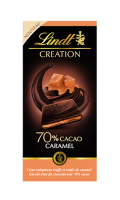 Chocolat noir 70% caramel création Lindt