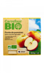 Purée de pommes Carrefour Bio