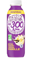 Yaourts à boire vanille Les 300 & Bio
