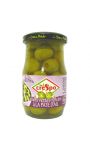 Olives vertes farcies à la pâte d'ail Crespo