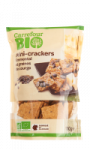 Mini crackers Emmental Graines de courge Carrefour Bio