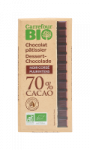 Chocolat Pâtissier Noir Corsé 70% Cacao Carrefour Bio