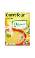 Soupe 9 légumes déshydratée Carrefour