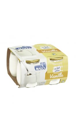 Yaourt au lait entier vanille 4x125g