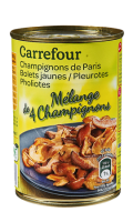 Champignons mélange de 4 variétés Carrefour