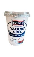 Authentique yaourt grec au lait de vache Lynos