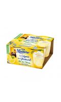 Le liégeois au yaourt lit de citron La Laitière