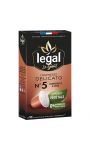 Capsules de café végétales et biodégradables Delicato Legal