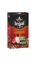 Capsules de café végétales et biodégradables l'expresso kenya Legal