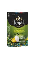 Capsules de café végétales et biodégradables l'expresso Bresil Legal