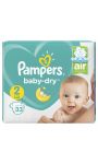 Couches taille 2  4-8 kg Baby-Dry Pampers