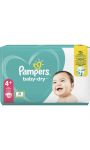 Couches Baby Dry Geant T4+ Pampers