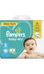 Couches Baby Dry Mega T5 Pampers