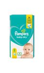 Couches Baby Dry Geant T2 Pampers